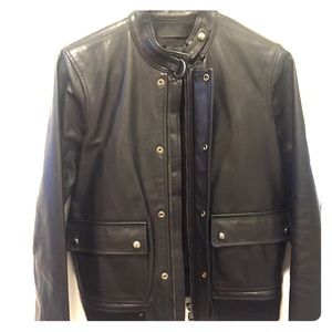 Diesel black gold moto jacket